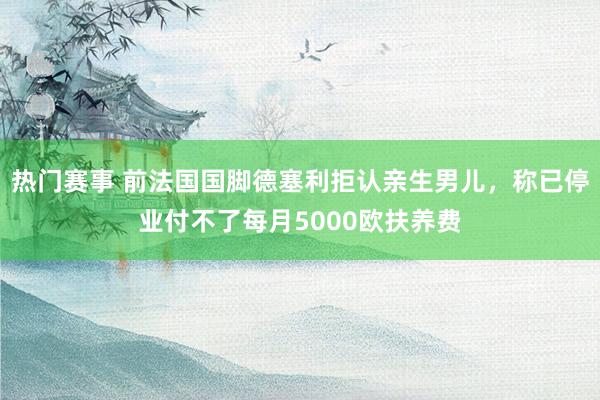 热门赛事 前法国国脚德塞利拒认亲生男儿，称已停业付不了每月5000欧扶养费